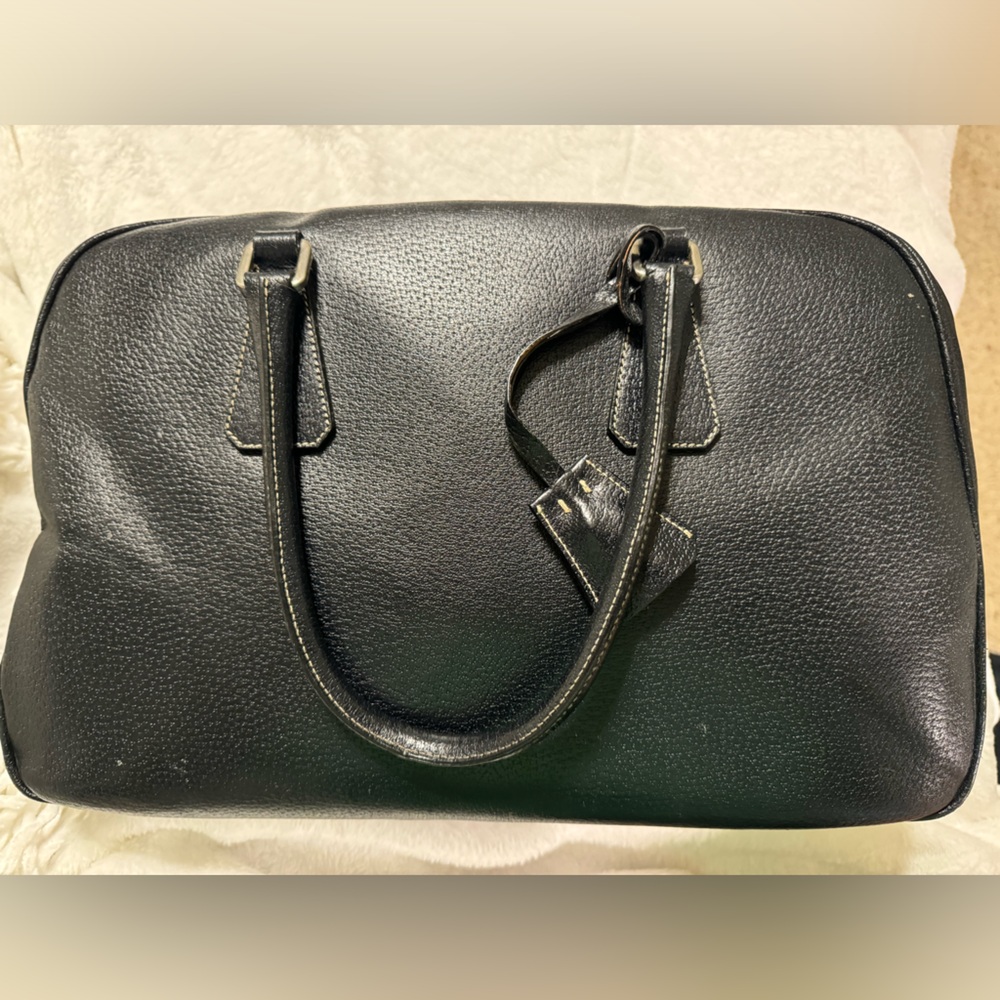 Prada Leather Bowling Bag